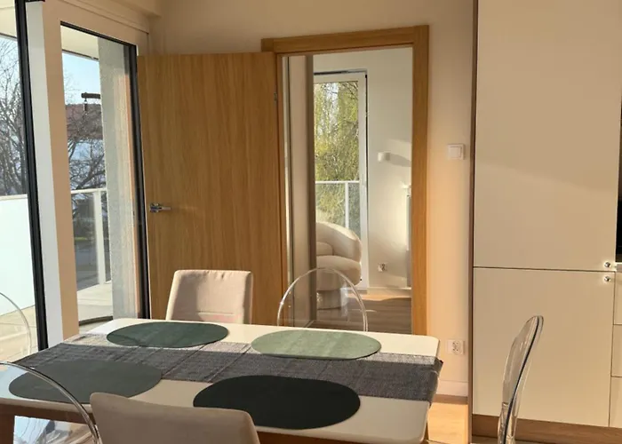 4summer Golden Dune - Parking, Przestronne Mieszkanie 50m2, Caly Do Dyspozycji, Duzy Taras Z Pieknym Zachodem Slonca Parkplatz, Geraeumige Mit 50 M2, Ganzes Zur Verfuegung, Grosse Terrasse Mit Wunderschoenem Sonnenunterga Apartment