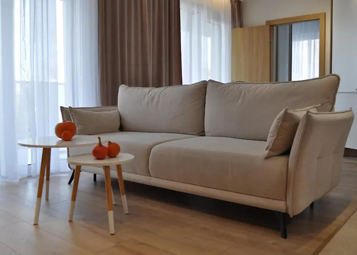 Apartment 4summer Golden Dune - Parking, Przestronne Mieszkanie 50m2, Caly Do Dyspozycji, Duzy Taras Z Pieknym Zachodem Slonca Parkplatz, Geraeumige Mit 50 M2, Ganzes Zur Verfuegung, Grosse Terrasse Mit Wunderschoenem Sonnenunterga