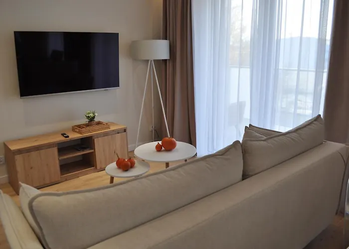 Apartment 4summer Golden Dune - Parking, Przestronne Mieszkanie 50m2, Caly Do Dyspozycji, Duzy Taras Z Pieknym Zachodem Slonca Parkplatz, Geraeumige Mit 50 M2, Ganzes Zur Verfuegung, Grosse Terrasse Mit Wunderschoenem Sonnenunterga *