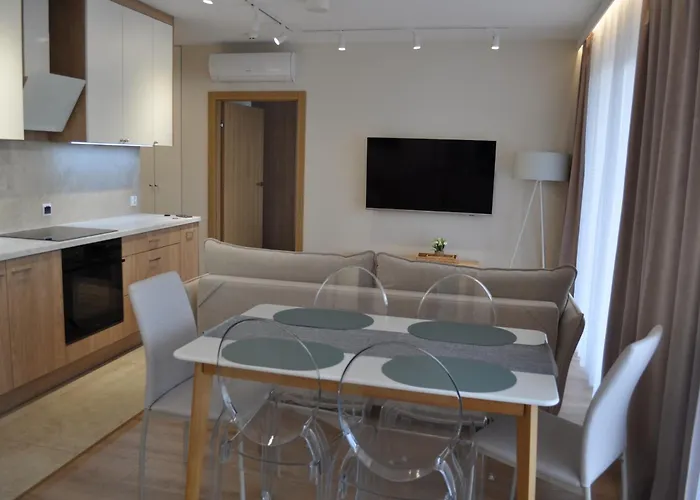 4summer Golden Dune - Parking, Przestronne Mieszkanie 50m2, Caly Do Dyspozycji, Duzy Taras Z Pieknym Zachodem Slonca Parkplatz, Geraeumige Mit 50 M2, Ganzes Zur Verfuegung, Grosse Terrasse Mit Wunderschoenem Sonnenunterga Apartment